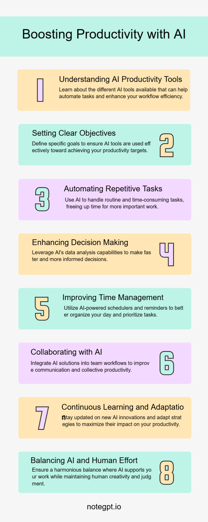 How to be more productive with AI
